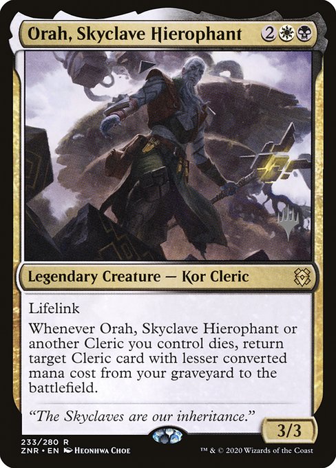Magic the Gathering Card - Orah, Skyclave Hierophant - MTG Circle