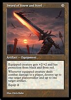 Magic the Gathering Card - Sword of Sinew and Steel - MTG Circle