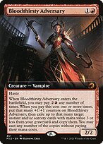 Magic the Gathering Card - Bloodthirsty Adversary - MTG Circle