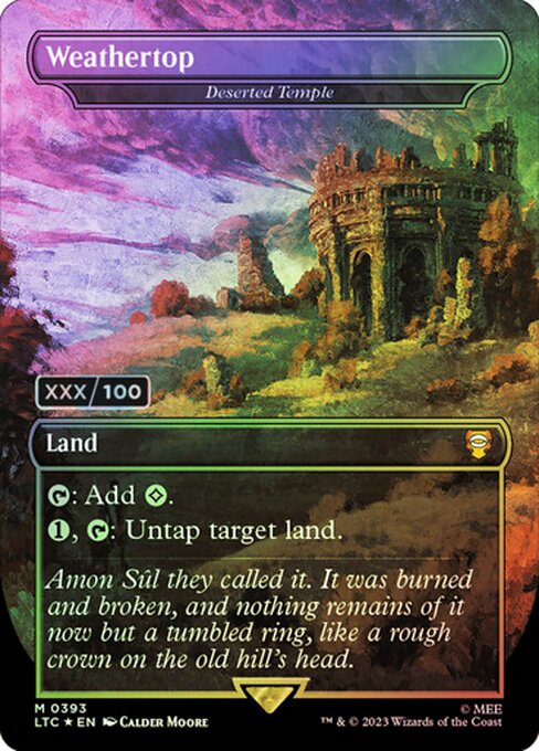 Magic the Gathering Card - Deserted Temple - MTG Circle