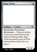 Magic the Gathering Card - Huge Truck - MTG Circle