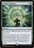 Magic the Gathering Card - Verdant Mastery - MTG Circle