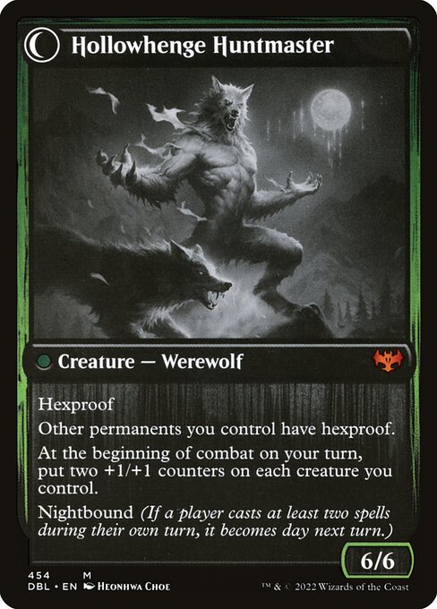 Magic the Gathering Card - Hollowhenge Huntmaster - MTG Circle