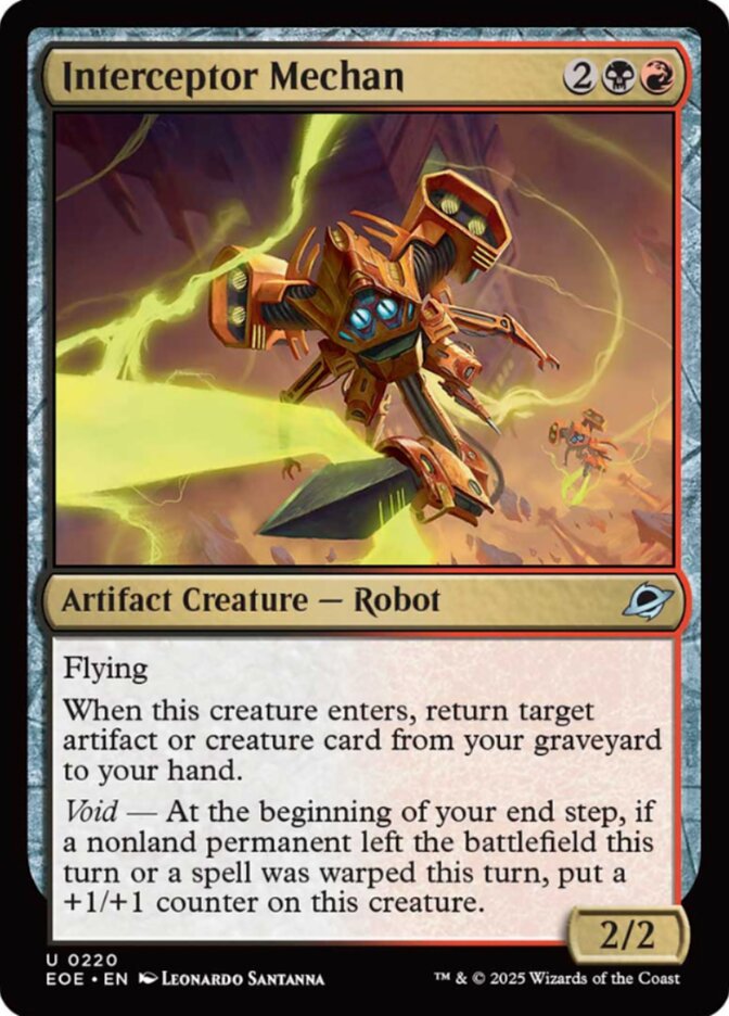 Magic the Gathering Card - Interceptor Mechan - MTG Circle