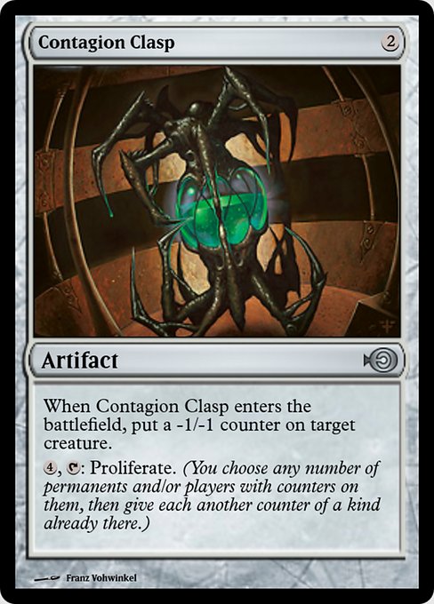 Magic the Gathering Card - Contagion Clasp - MTG Circle