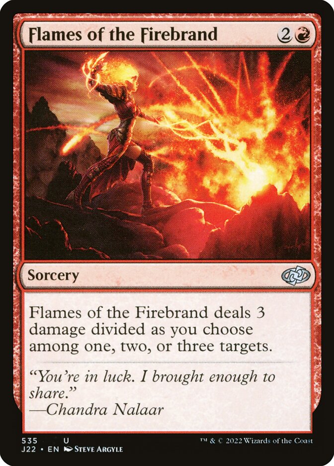 Magic the Gathering Card - Flames of the Firebrand - MTG Circle