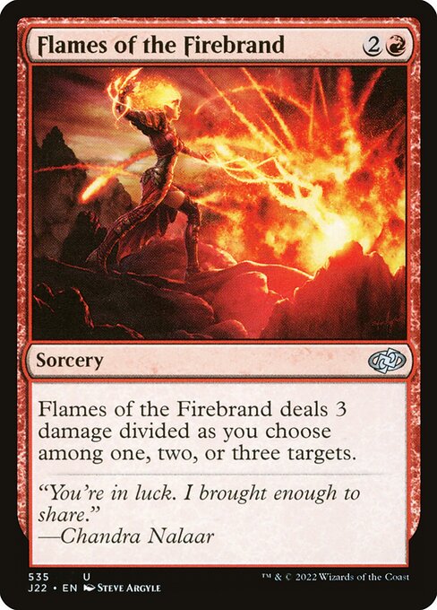 Magic the Gathering Card - Flames of the Firebrand - MTG Circle