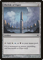 Magic the Gathering Card - Obelisk of Esper - MTG Circle