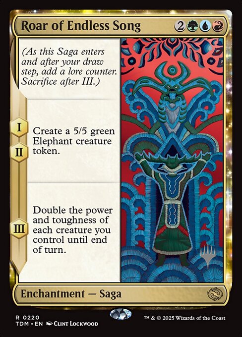 Magic the Gathering Card - Roar of Endless Song - MTG Circle