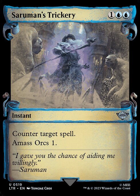 Magic the Gathering Card - Saruman's Trickery - MTG Circle