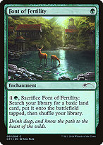 Magic the Gathering Card - Font of Fertility - MTG Circle