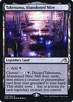 Magic the Gathering Card - Takenuma, Abandoned Mire - MTG Circle