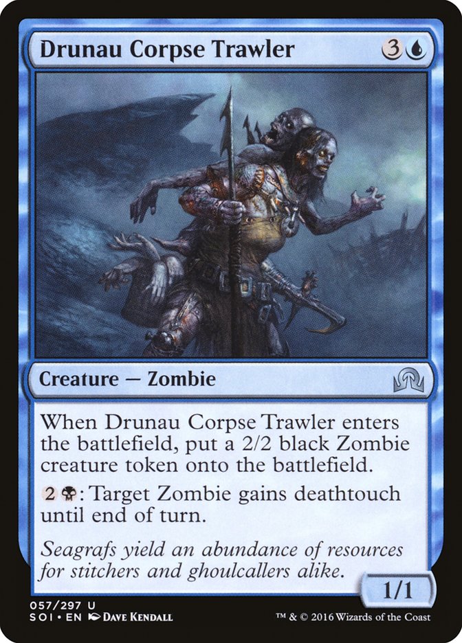 Magic the Gathering Card - Drunau Corpse Trawler - MTG Circle