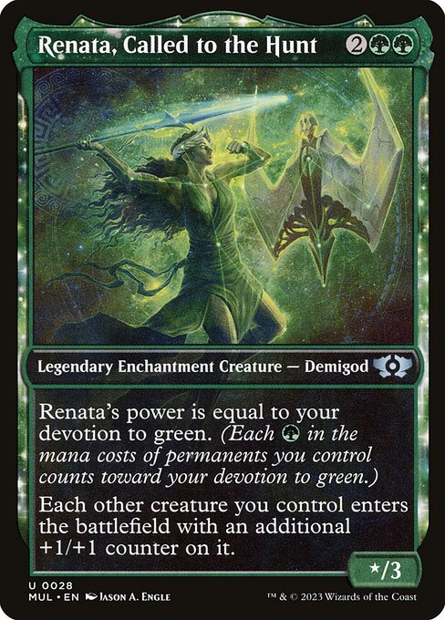 Magic the Gathering Card - Renata, Called to the Hunt - MTG Circle
