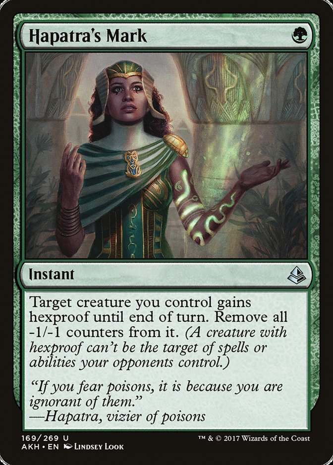 Magic the Gathering Card - Hapatra's Mark - MTG Circle