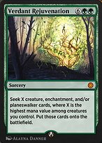 Magic the Gathering Card - Verdant Rejuvenation - MTG Circle