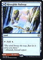 Magic the Gathering Card - Riverglide Pathway // Lavaglide Pathway - MTG Circle