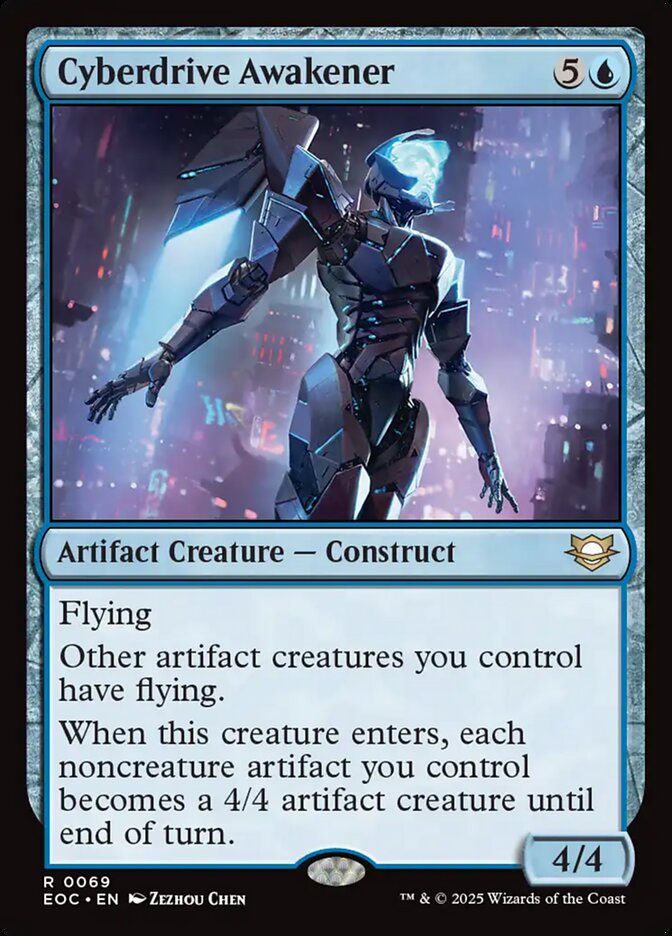 Magic the Gathering Card - Cyberdrive Awakener - MTG Circle