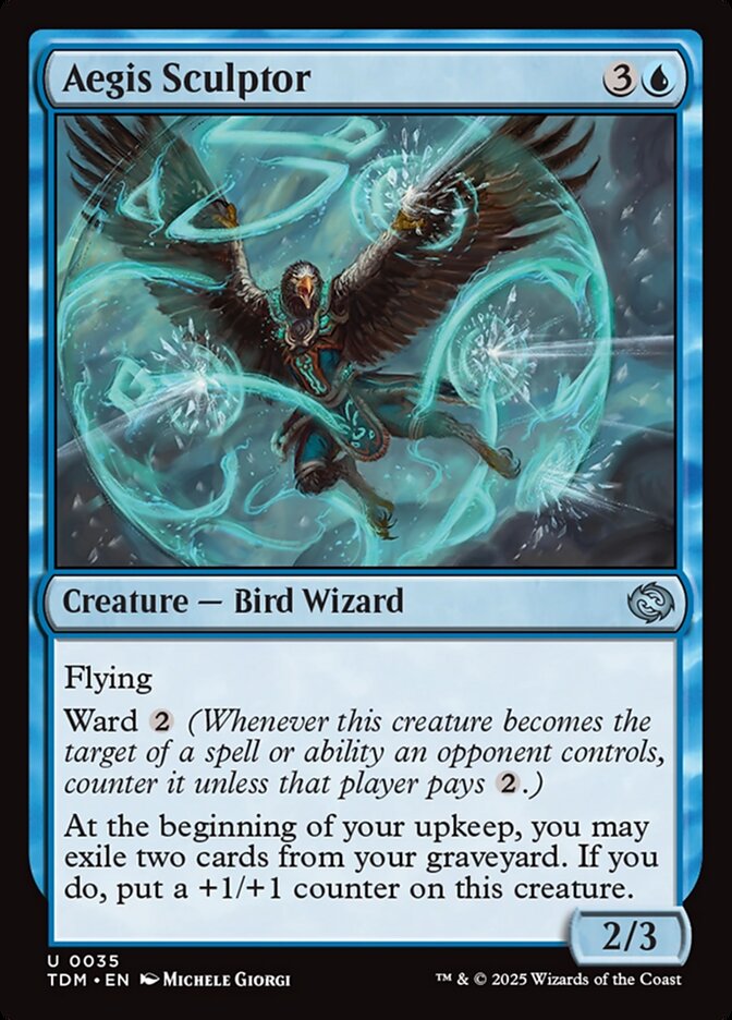 Magic the Gathering Card - Aegis Sculptor - MTG Circle
