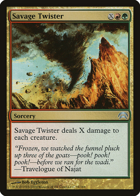 Magic the Gathering Card - Savage Twister - MTG Circle