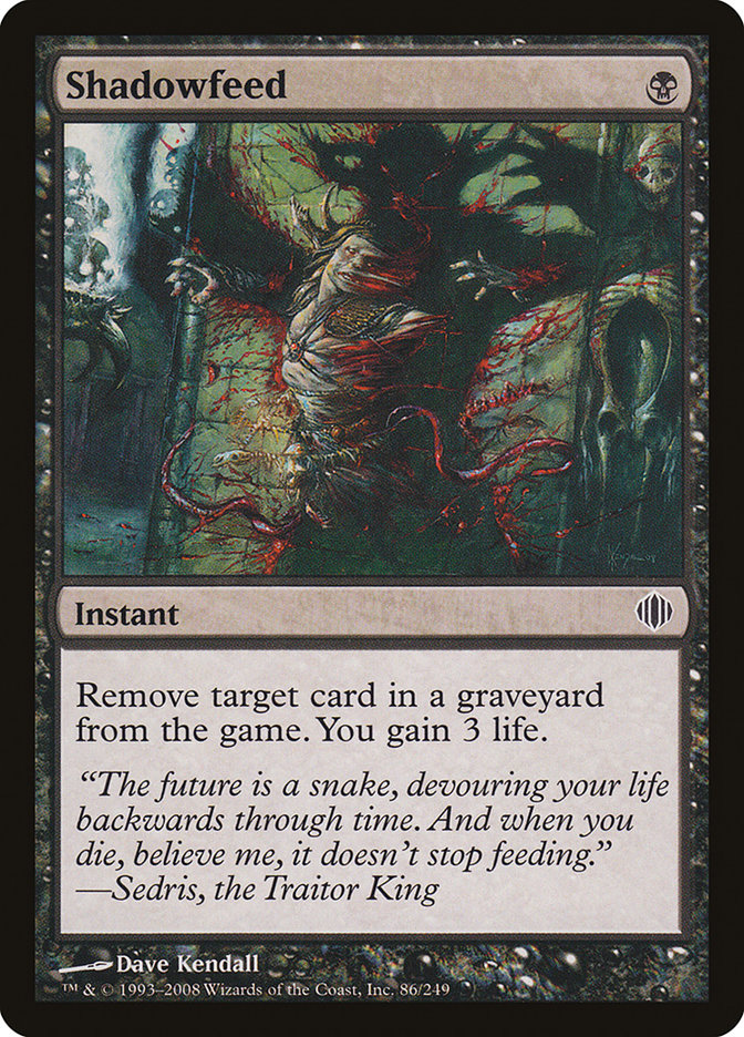 Magic the Gathering Card - Shadowfeed - MTG Circle