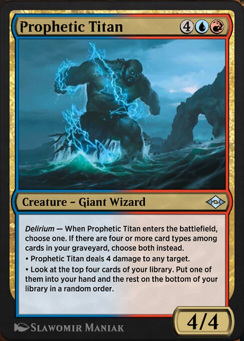 Magic the Gathering Card - Prophetic Titan - MTG Circle