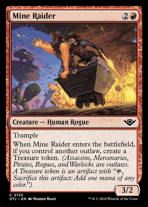 Magic the Gathering Card - Mine Raider - MTG Circle
