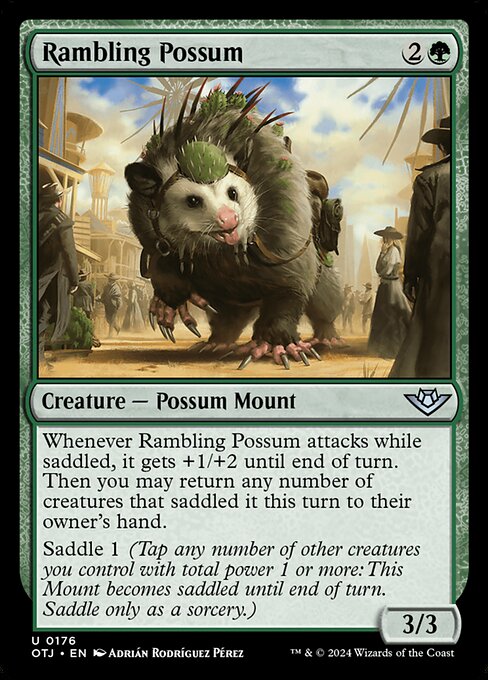 Magic the Gathering Card - Rambling Possum - MTG Circle