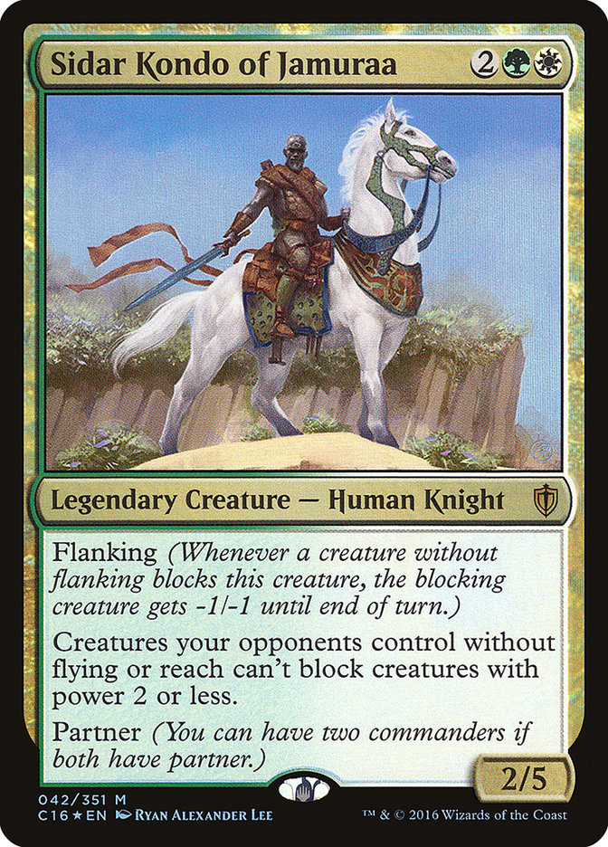 Magic the Gathering Card - Sidar Kondo of Jamuraa - MTG Circle