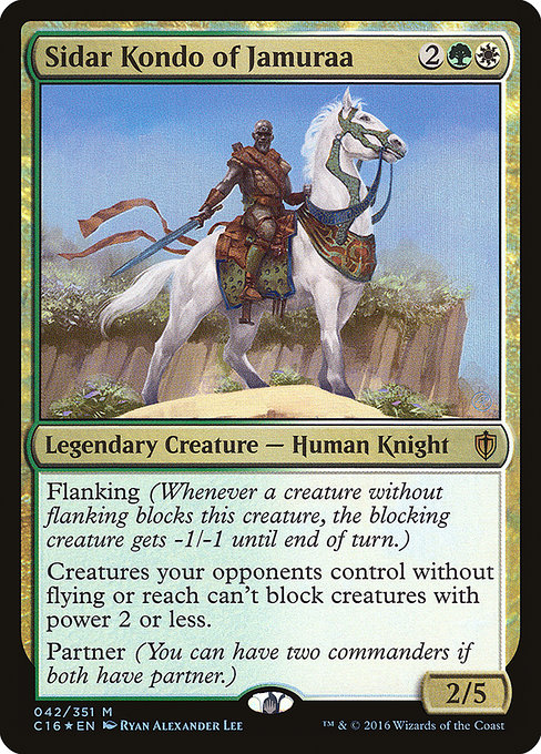 Magic the Gathering Card - Sidar Kondo of Jamuraa - MTG Circle