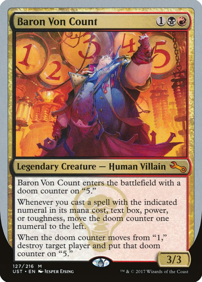 Magic the Gathering Card - Baron Von Count - MTG Circle