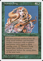 Magic the Gathering Card - Titania's Song - MTG Circle