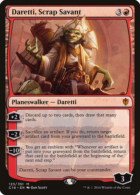 Magic the Gathering Card - Daretti, Scrap Savant - MTG Circle
