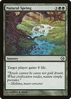 Magic the Gathering Card - Natural Spring - MTG Circle