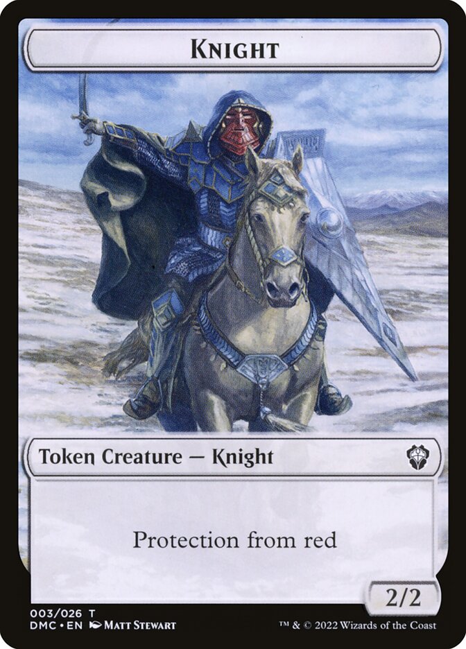 Magic the Gathering Card - Knight - MTG Circle