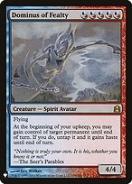 Magic the Gathering Card - Dominus of Fealty - MTG Circle
