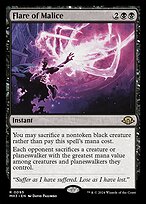 Magic the Gathering Card - Flare of Malice - MTG Circle