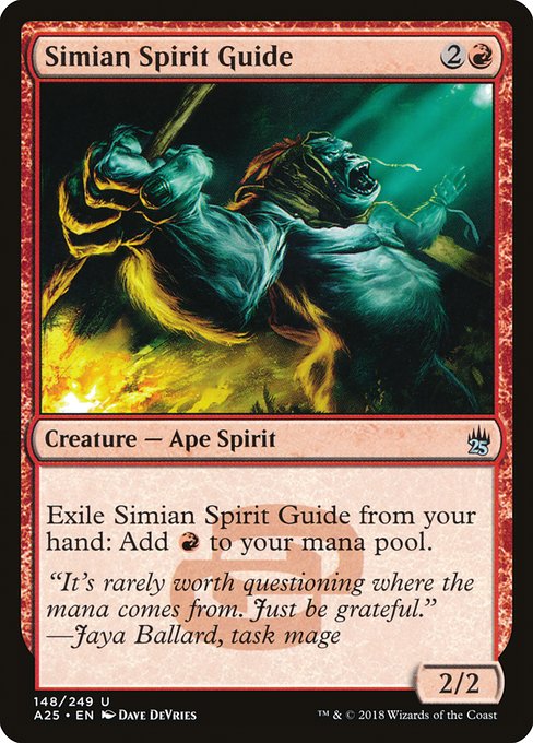 Magic the Gathering Card - Simian Spirit Guide - MTG Circle