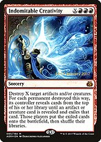 Magic the Gathering Card - Indomitable Creativity - MTG Circle