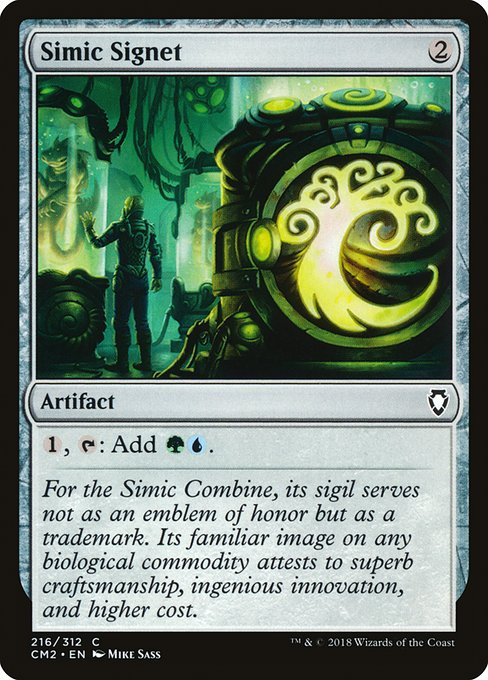 Magic the Gathering Card - Simic Signet - MTG Circle