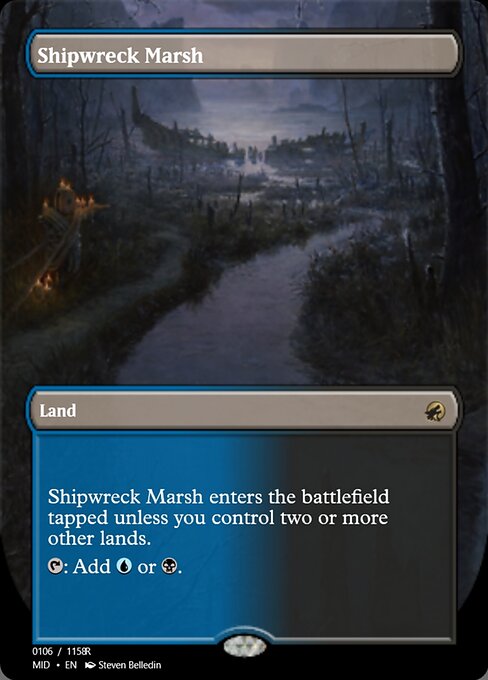 Magic the Gathering Card - Shipwreck Marsh - MTG Circle