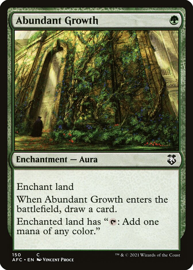 Magic the Gathering Card - Abundant Growth - MTG Circle