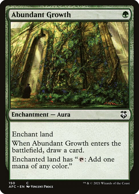 Magic the Gathering Card - Abundant Growth - MTG Circle