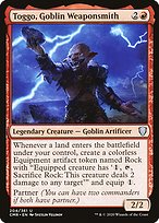 Magic the Gathering Card - Toggo, Goblin Weaponsmith - MTG Circle