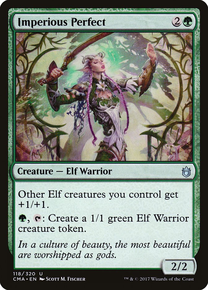Magic the Gathering Card - Imperious Perfect - MTG Circle
