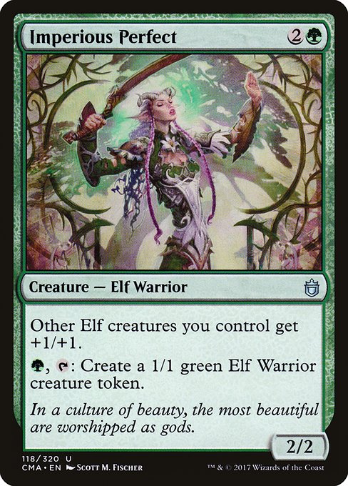Magic the Gathering Card - Imperious Perfect - MTG Circle