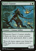 Magic the Gathering Card - Gaea's Courser - MTG Circle