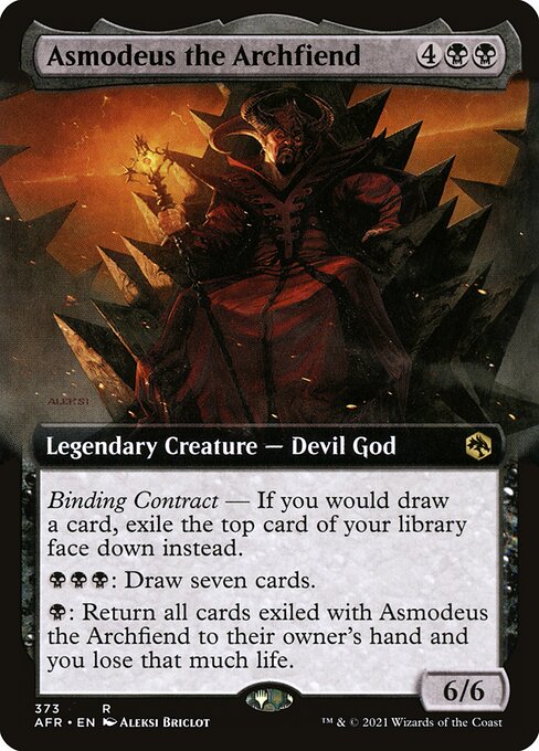 Magic the Gathering Card - Asmodeus the Archfiend - MTG Circle
