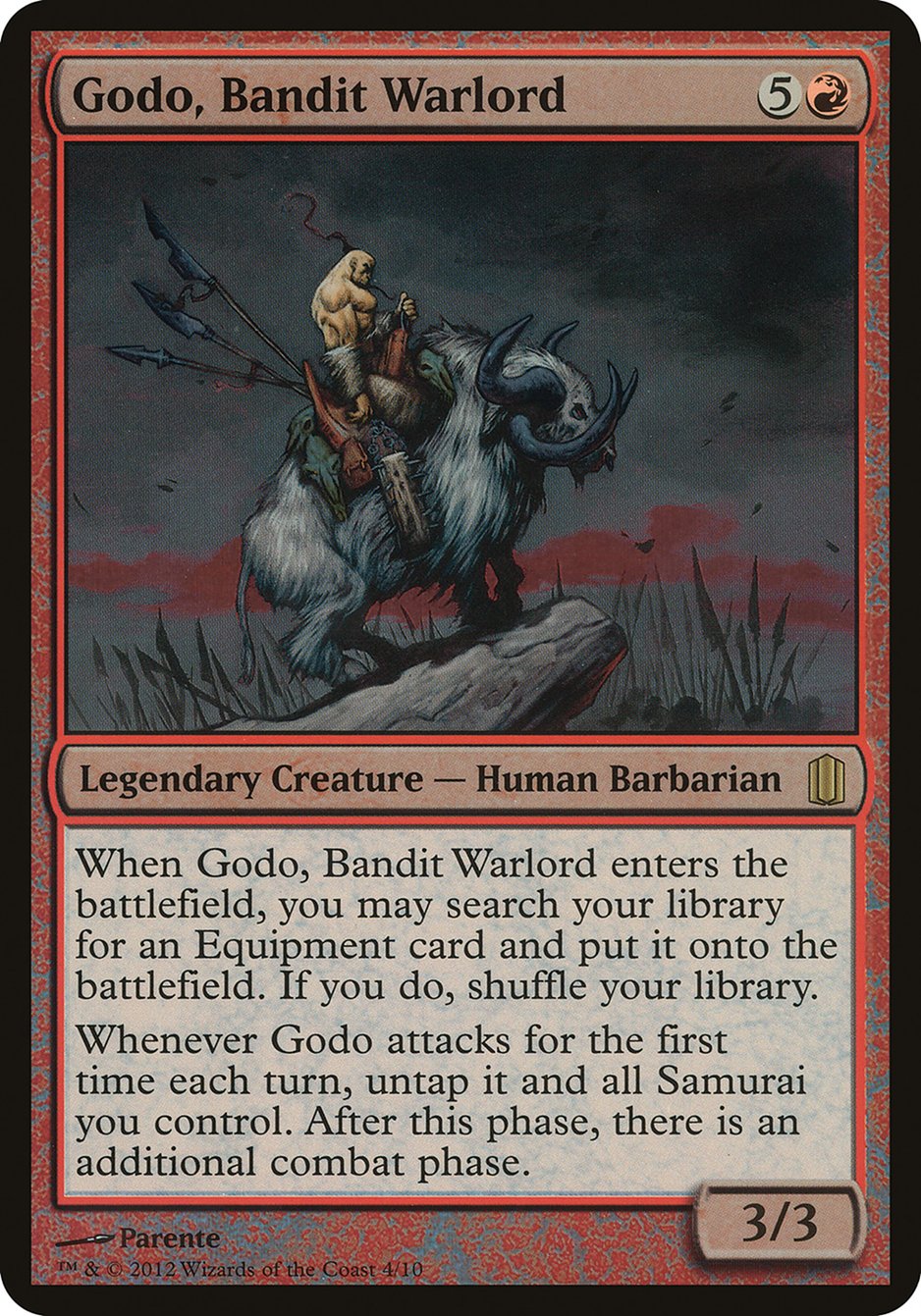 Magic the Gathering Card - Godo, Bandit Warlord - MTG Circle