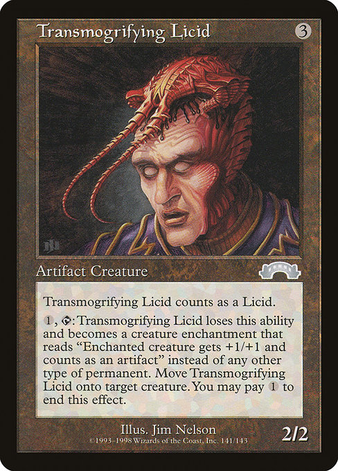 Magic the Gathering Card - Transmogrifying Licid - MTG Circle
